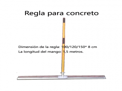 Regla para concreto